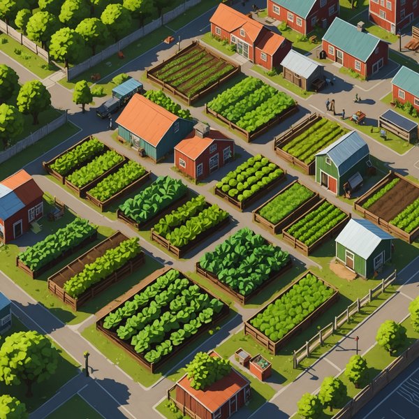 Comment un jeu de gestion de ferme urbaine peut-il enseigner les principes de l'agriculture urbaine et durable?