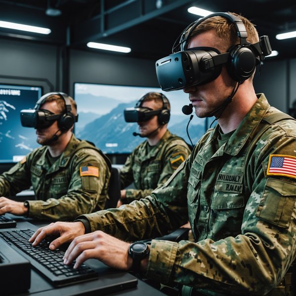 Quels sont les avantages de l'utilisation de la réalité virtuelle pour créer des jeux de simulation militaire?